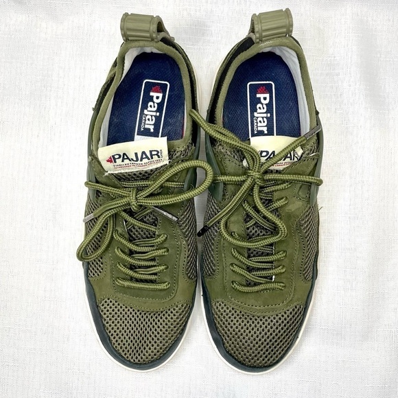 Pajar Canada Yano F Athletic Army Green Sneakers Size 8-8.5   Europe 39 - Picture 2 of 8